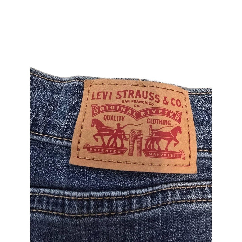 Levi‎ Strauss Blue Bootcut Jeans Classic Straight Five-Pocket Size 10 - Picture 4 of 14